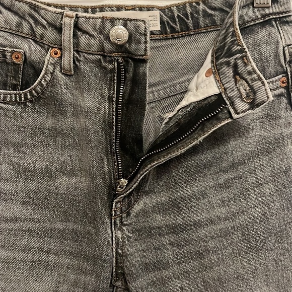 Topshop grey high waist jeans W24 L30 - Picture 5 of 6